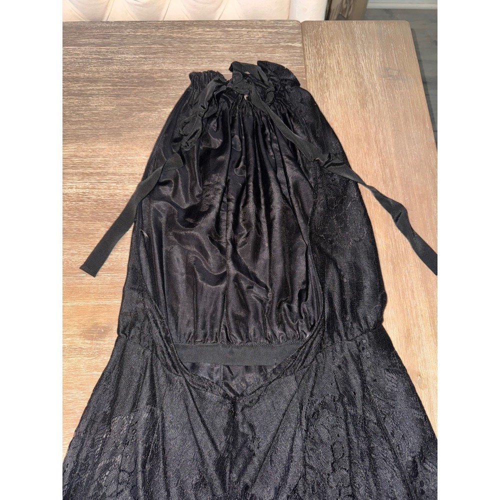 LOVER the Label Black Lace Romper Halter Neck Tie‎ Sleeveless Size 14/10 - Picture 16 of 16